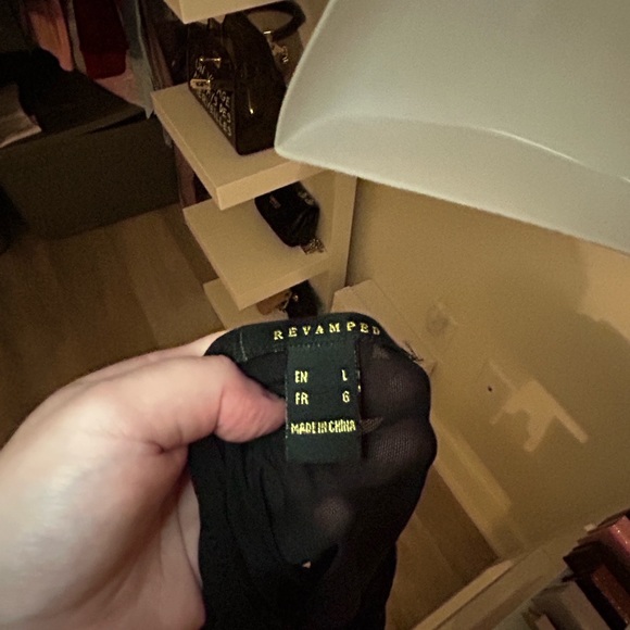 Sheer black crop top - Picture 5 of 6